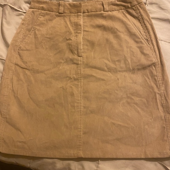 Covington Dresses & Skirts - Tan Corduroy Skirt